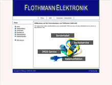 Tablet Screenshot of flothmann.de